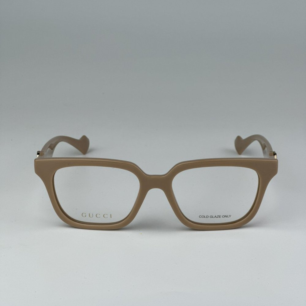 Gucci GG1536O 007 BRAND NEW Eyeglasses Nude Women Square - Picture 8 of 12